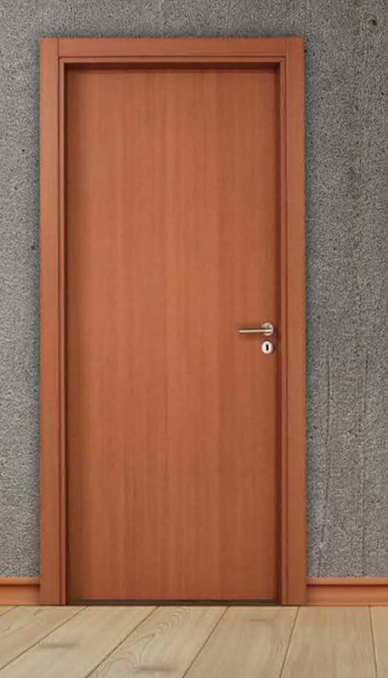 PUERTA PLACA : LISA CEDRO 