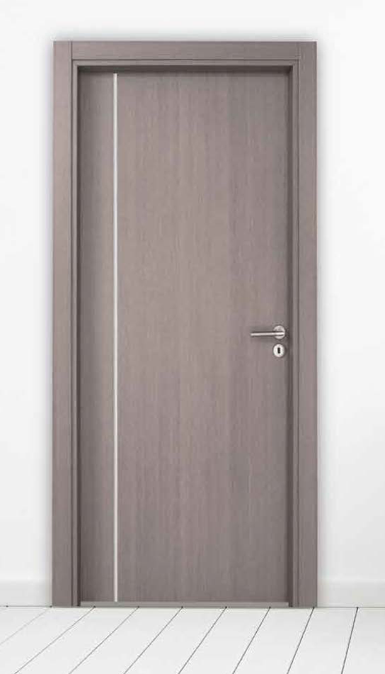 PUERTA PLACA : LIMA APLIQUE COLOR ALUMINIO VERTICAL